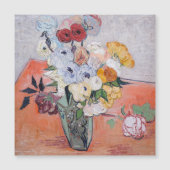 Vincent van Gogh - Rozen & Anemonen Magnetische Ka (Voorkant)