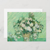 Vincent van Gogh Rozen Briefkaart (Voorkant / Achterkant)