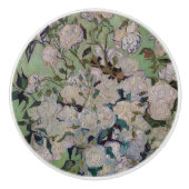 Vincent Van Gogh Rozen Ceramic Pull Keramische Knop (Voorkant)