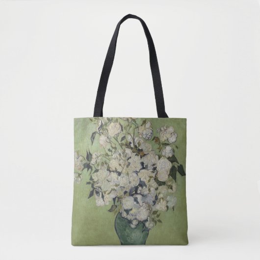 Vincent van Gogh Rozen  Floral GalleryHD Tote Bag (Voorkant)