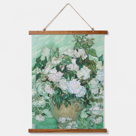 Vincent van Gogh - Rozen Hangend Wandkleed (Voorkant)