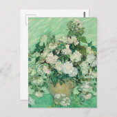 Vincent van Gogh Rozen impressionist Briefkaart (Voorkant / Achterkant)