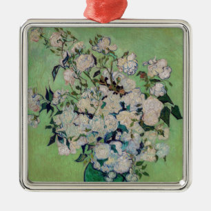 Vincent van Gogh - Rozen Metalen Ornament