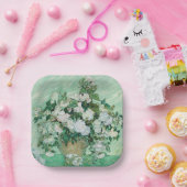 Vincent van Gogh - Rozen Papieren Bordje (Feest)