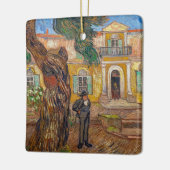 Vincent Van Gogh - Saint-Paul Asylum in Saint-Remy Keramisch Ornament (Links)