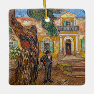 Vincent Van Gogh - Saint-Paul Asylum in Saint-Remy Keramisch Ornament