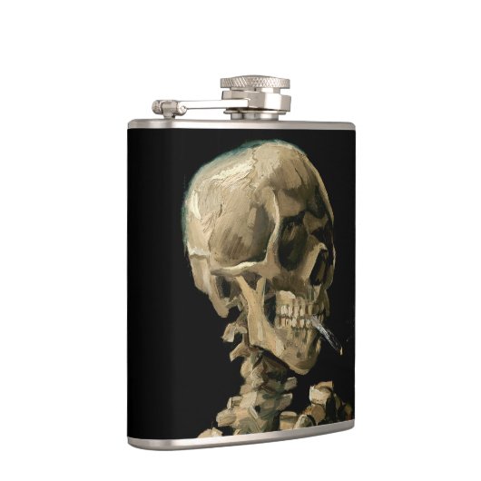 Vincent van Gogh - Schedel met brandende sigaret Heupfles (Rechts)