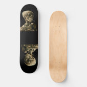 Vincent van Gogh - Schedel met brandende sigaret Skateboard (Voorkant)