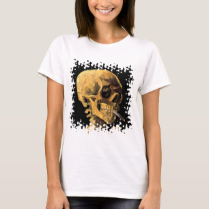 Vincent Van Gogh - Schedel met brandende sigaret T-shirt