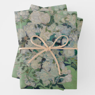 Vincent Van Gogh schilderende Rozen Inpakpapier Vel
