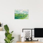Vincent Van Gogh schilderij Groen korenveld Poster (Thuiskantoor)