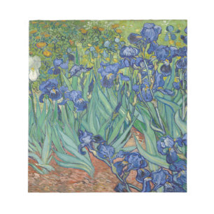 Vincent Van Gogh schildert het kunstwerk van de bl Notitieblok