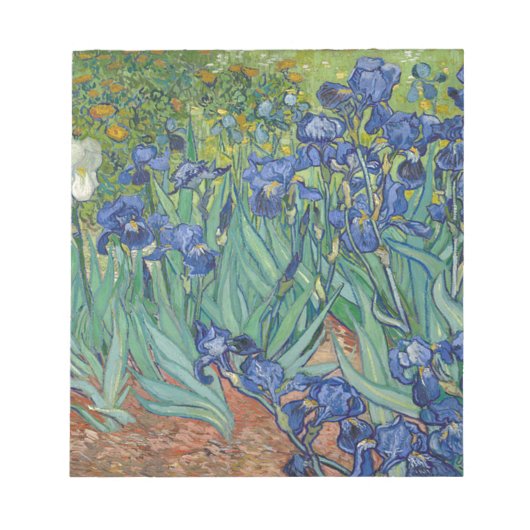 Vincent Van Gogh schildert het kunstwerk van de bl Notitieblok (Voorkant)