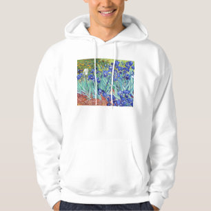 Vincent Van Gogh schildert Irissen Hoodie