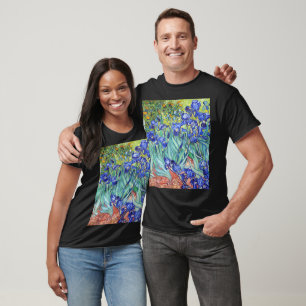 Vincent Van Gogh schildert Irissen T-shirt