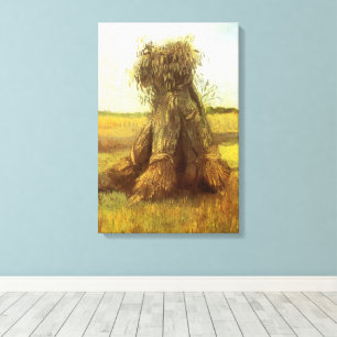 Vincent van Gogh - Schoven Tarwe Canvas Afdruk