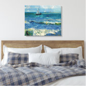 Vincent Van Gogh - Seascape in Saintes-Maries Canvas Afdruk (Insitu (Slaapkamer))
