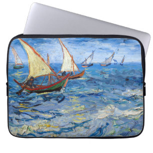 Vincent van Gogh - Seascape in Saintes-Maries Laptop Sleeve