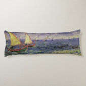 Vincent van Gogh | Seascape in Saintes-Maries Lichaamskussen (Achterkant)