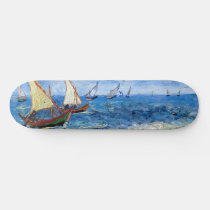 Vincent van Gogh - Seascape in Saintes-Maries Skateboard