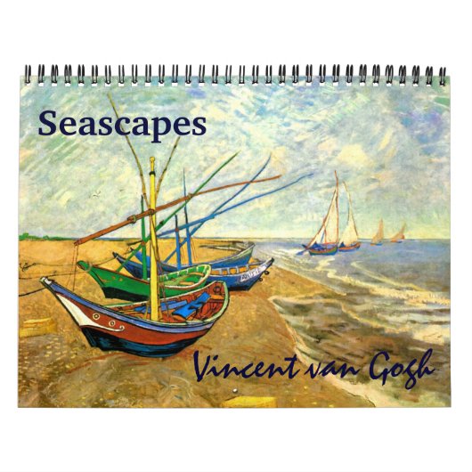 Vincent van Gogh Seascapes Maritime Nautical Kalender (Hoes)