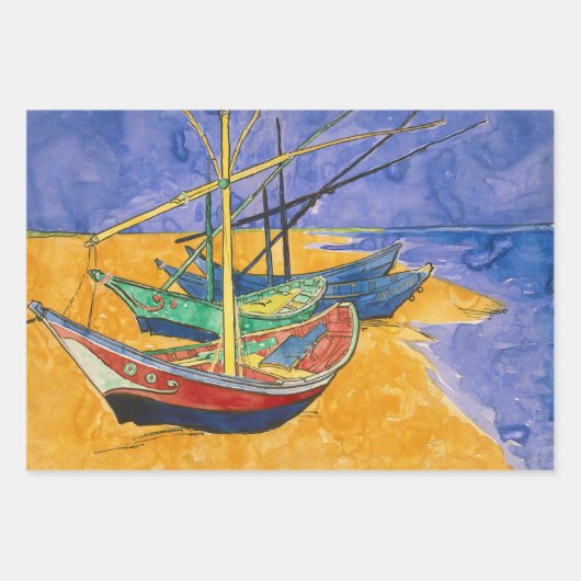 Vincent Van Gogh - Seascapes Selection Inpakpapier Vel (Voorkant)