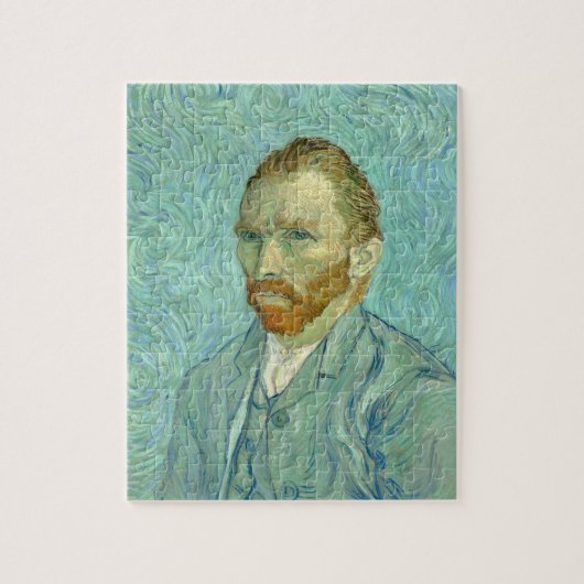 Vincent Van Gogh Self Portrait Blue Background Legpuzzel (Verticaal)