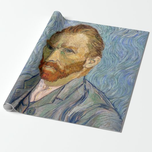 Vincent Van Gogh - Self-Portrait Cadeaupapier (Uitgerold)