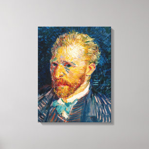 Vincent Van Gogh - Self-Portrait Canvas Afdruk