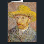Vincent Van Gogh Self Portrait Casquette Carte d'a<br><div class="desc">Vincent Van Gogh Autoportrait avec un Casquette de paille. Une belle peinture impressionniste de l'artiste célèbre Van Gogh sur un joli cadeau d'art impressionniste.</div>
