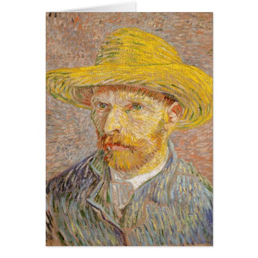 Vincent Van Gogh Self Portrait Casquette Carte d'a (Devant)