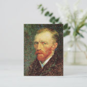 Vincent van Gogh Self Portrait, Fine Art Briefkaart (Staand voorkant)