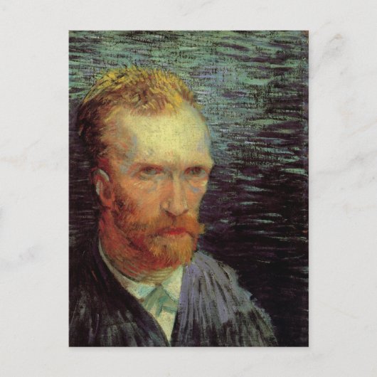 Vincent van Gogh Self Portrait,  Fine Art Briefkaart (Voorkant)