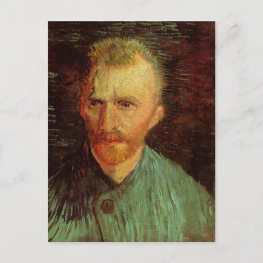 Vincent van Gogh Self Portrait,  Fine Art Briefkaart (Voorkant)