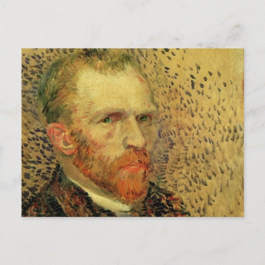 Vincent van Gogh Self Portrait, Fine Art Briefkaart (Voorkant)