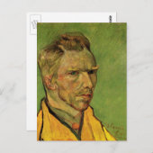 Vincent van Gogh Self Portrait, Fine Art Briefkaart (Voorkant / Achterkant)