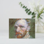 Vincent van Gogh Self Portrait,  Fine Art Briefkaart (Staand voorkant)