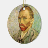 Vincent van Gogh Self Portrait,  Fine Art Keramisch Ornament (Links)