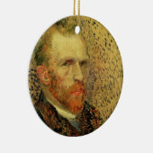 Vincent van Gogh Self Portrait,  Fine Art Keramisch Ornament (Rechts)