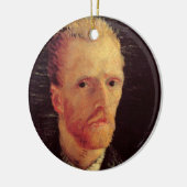 Vincent van Gogh Self Portrait,  Fine Art Keramisch Ornament (Links)