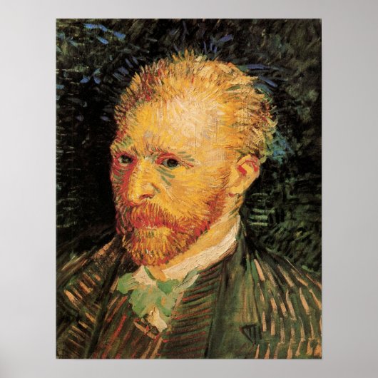 Vincent van Gogh Self Portrait,  Fine Art Poster (Voorkant)