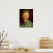 Vincent van Gogh Self Portrait,  Fine Art Poster (Keuken)