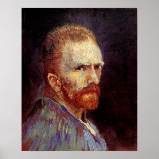 Vincent van Gogh Self Portrait,  Fine Art Poster (Voorkant)