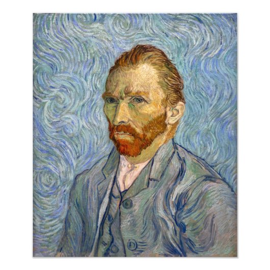 Vincent Van Gogh - Self-Portrait Foto Afdruk (Voorkant)