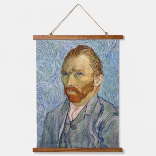 Vincent Van Gogh - Self-Portrait Hangend Wandkleed (Voorkant)