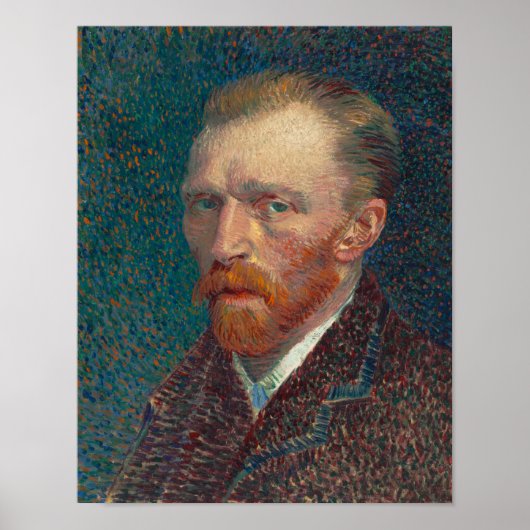 Vincent Van Gogh Self Portrait Poster Wall Art (Devant)
