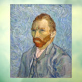 Vincent Van Gogh - Self-Portrait Raamsticker (Vel 3)