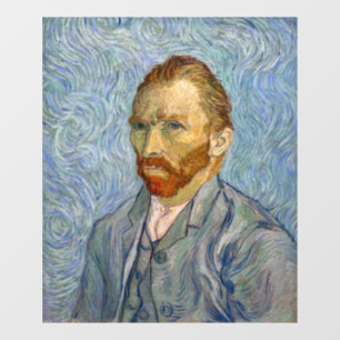 Vincent Van Gogh - Self-Portrait Raamsticker