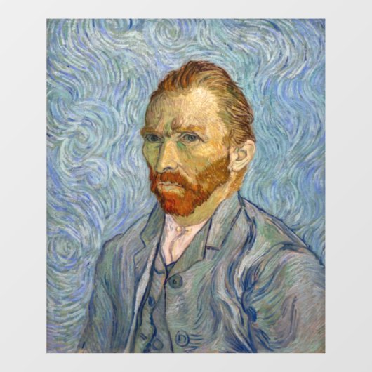 Vincent Van Gogh - Self-Portrait Raamsticker (Vel)