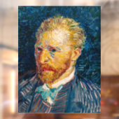 Vincent Van Gogh - Self-Portrait Raamsticker (Vel 2)